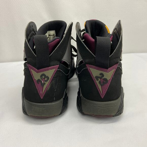NIKE AIR JORDAN VII 7 RETRO BLACK BORDEAUX GRAPHITE GREY FOG BRED 304775-034 9.5 - Picture 8 of 11